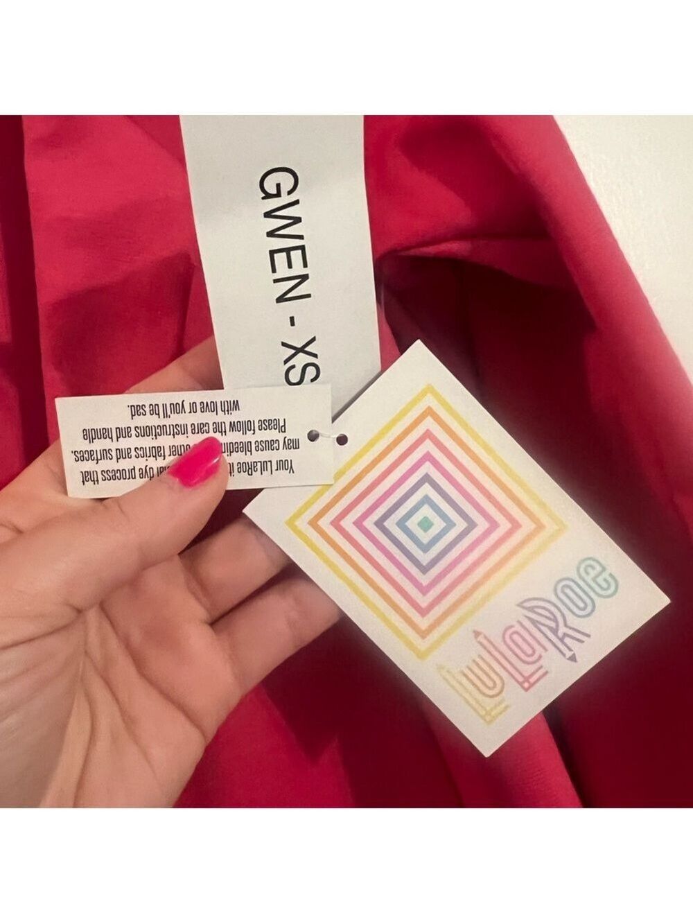 Lularoe Gwen Blazer NWT Raspberry Pink XS - Picture 4 of 6